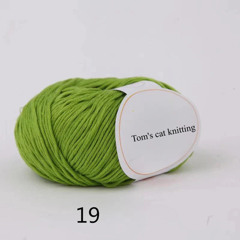 Pure cotton thread Milk cotton wool Cotton baby thread Children's baby wool Crochet thread Baby wool Skin-friendly knitting
