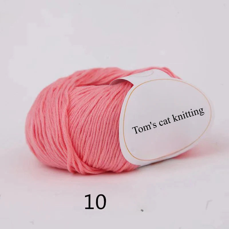 Pure cotton thread Milk cotton wool Cotton baby thread Children's baby wool Crochet thread Baby wool Skin-friendly knitting