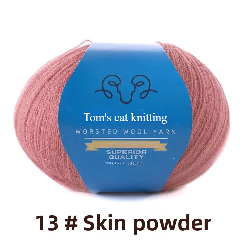 Ball thread 2 strands worsted fine wool lace thread hand-woven sweater scarf shawl thread fine wool thread