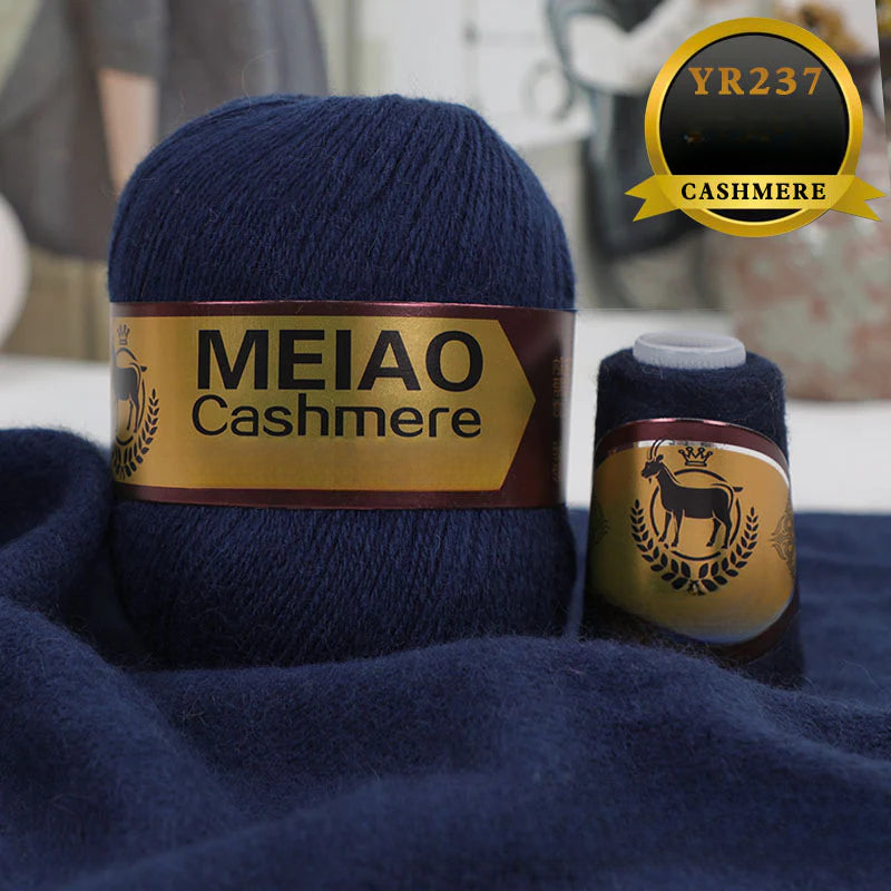 genuine high-end American and Australian platinum pure cashmere 6 + 6 boutique medium and rough hand-woven elastic sweater