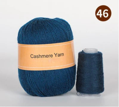 hand-woven thread 21s/3 medium and thick high-matching cashmere yarn, knitted wool ball