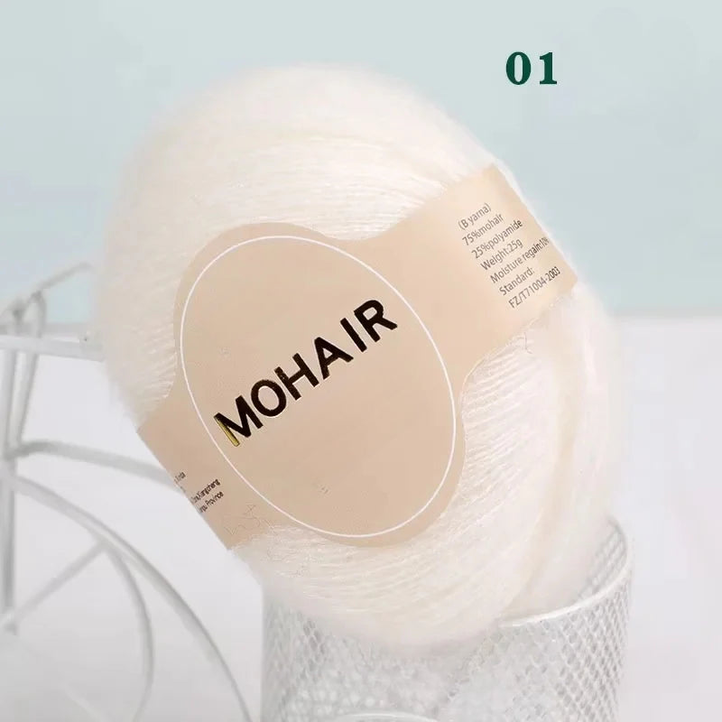 South Africa Super Young Angola Thin Thread 25g High Content Wool Thread Handmade DIY Baby Doll Thread