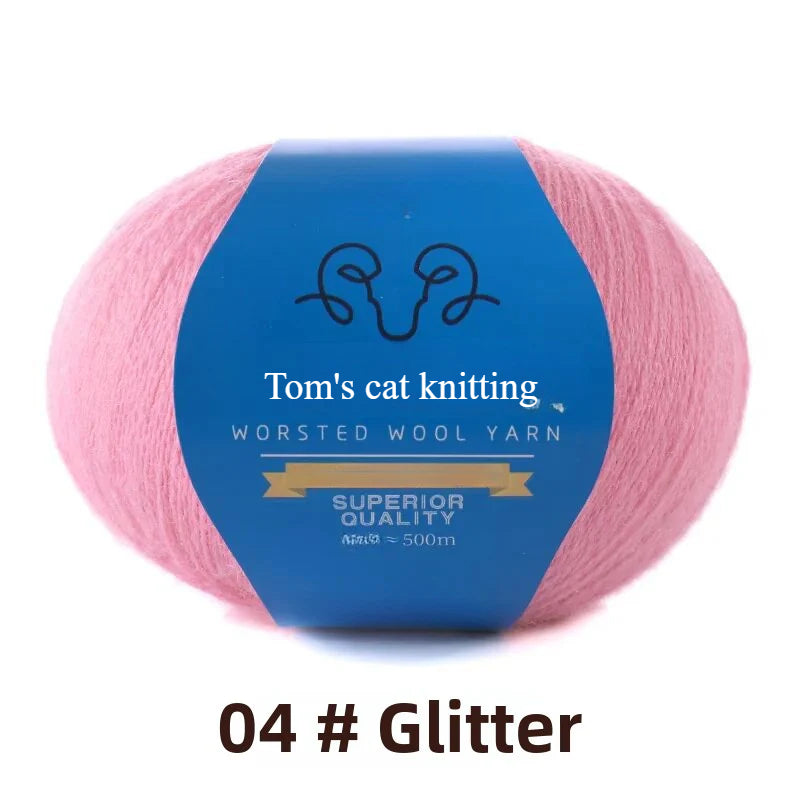 Ball thread 2 strands worsted fine wool lace thread hand-woven sweater scarf shawl thread fine wool thread