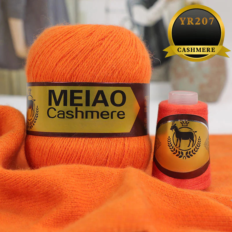 genuine high-end American and Australian platinum pure cashmere 6 + 6 boutique medium and rough hand-woven elastic sweater