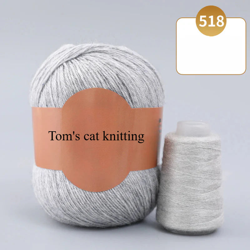 Soft gold, cashmere yarn,sales of medium and rough hand-woven yarn wool