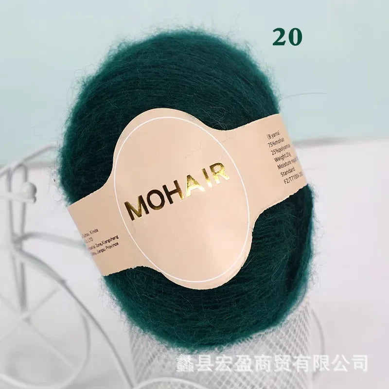 South Africa Super Young Angola Thin Thread 25g High Content Wool Thread Handmade DIY Baby Doll Thread