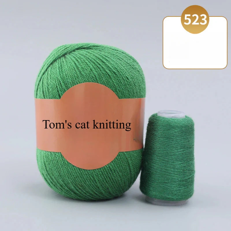 Soft gold, cashmere yarn,sales of medium and rough hand-woven yarn wool