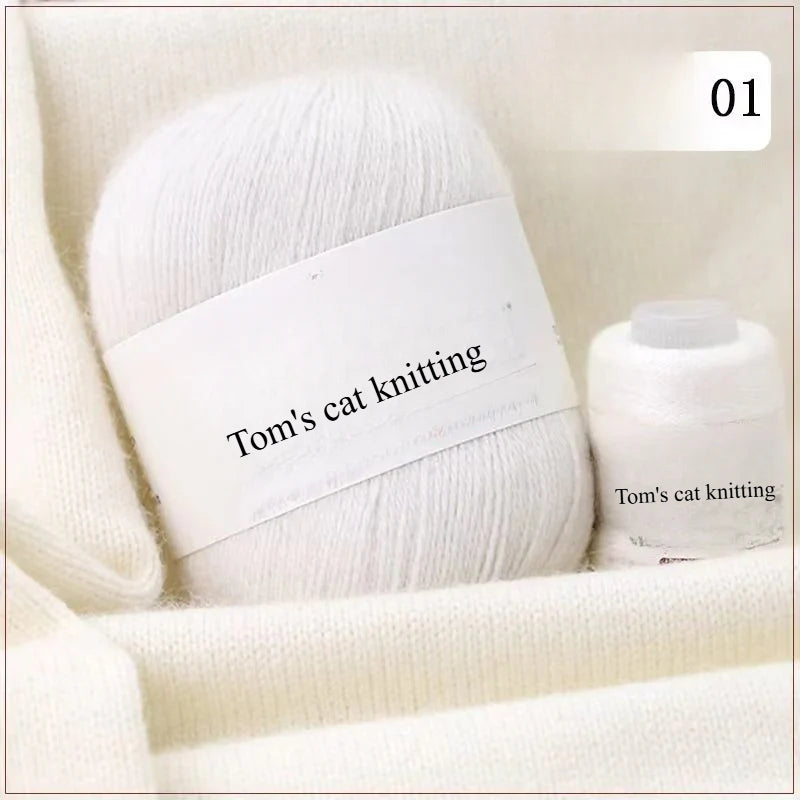 Cashmere thread hand-woven medium and thick wool ball DIY scarf hand-woven baby wool ball thread