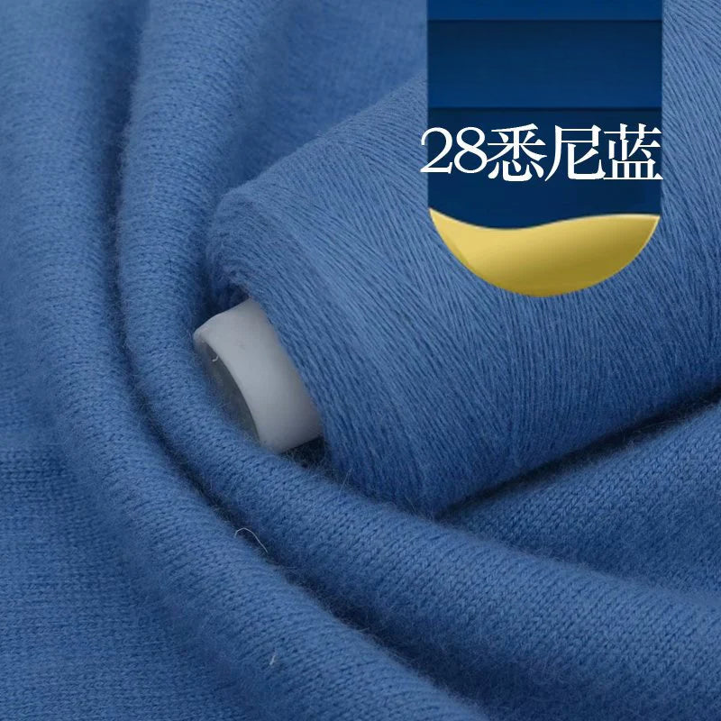 No standard woven cashmere thread 30% cashmere, beaded shiny silk hand-woven cashmere fine thread wool scarf DIY hand-woven
