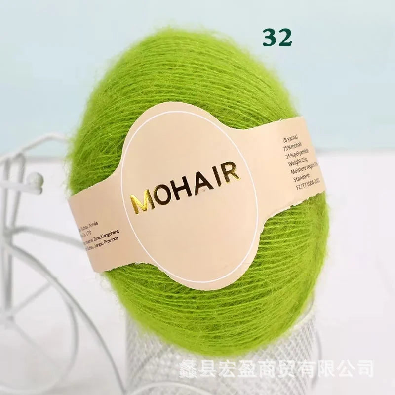 South Africa Super Young Angola Thin Thread 25g High Content Wool Thread Handmade DIY Baby Doll Thread