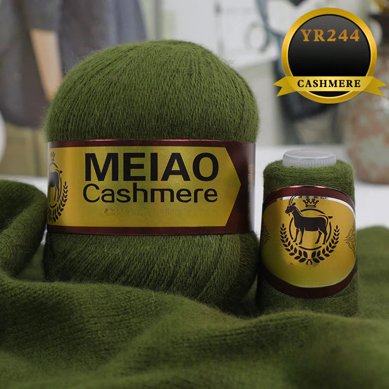 genuine high-end American and Australian platinum pure cashmere 6 + 6 boutique medium and rough hand-woven elastic sweater