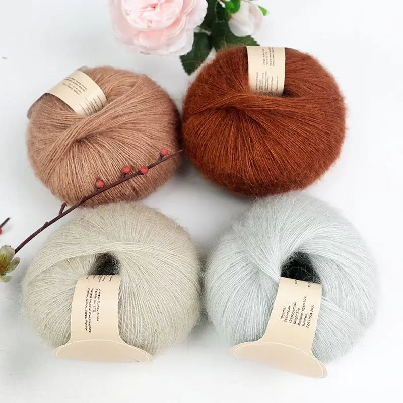 South African baby horse hair wool ball fine hand-woven DIY scarf shawl scarf sweater thread