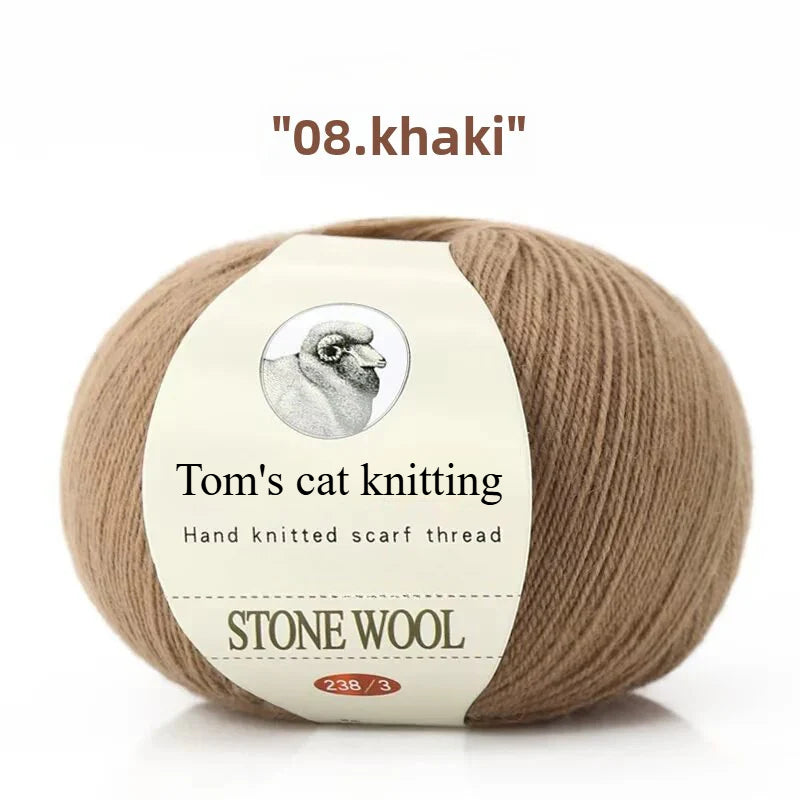 hand-woven lamb wool soft and delicate hand-woven baby sweater milk ball thread