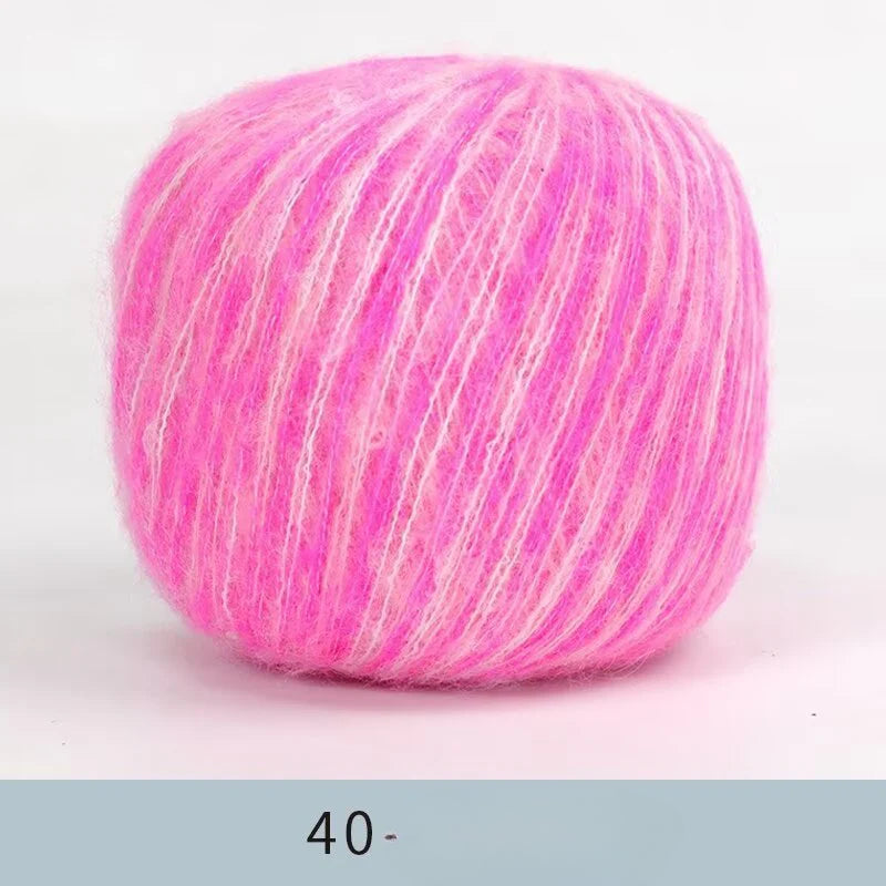 Whole wool lace wool thread fine wool cashmere hand-woven thread mohair soft fine wool thread