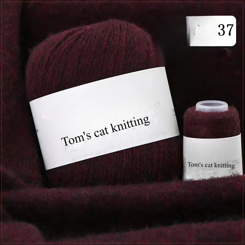 Cashmere thread hand-woven medium and thick wool ball DIY scarf hand-woven baby wool ball thread