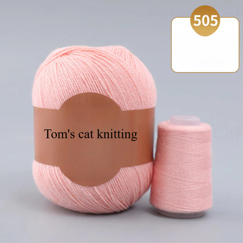 Soft gold, cashmere yarn,sales of medium and rough hand-woven yarn wool