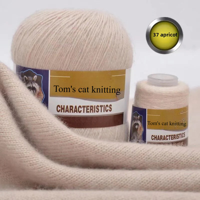 Mink thread wool ball self-woven scarf hat sweater jacket stick crochet DIY hand-woven material ball thread