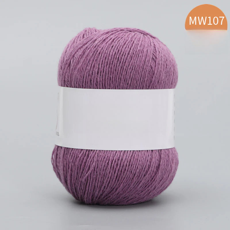 62 color 100% pure wool thread, Australian DIY14s/2 medium rough hand-knitted merino yarn