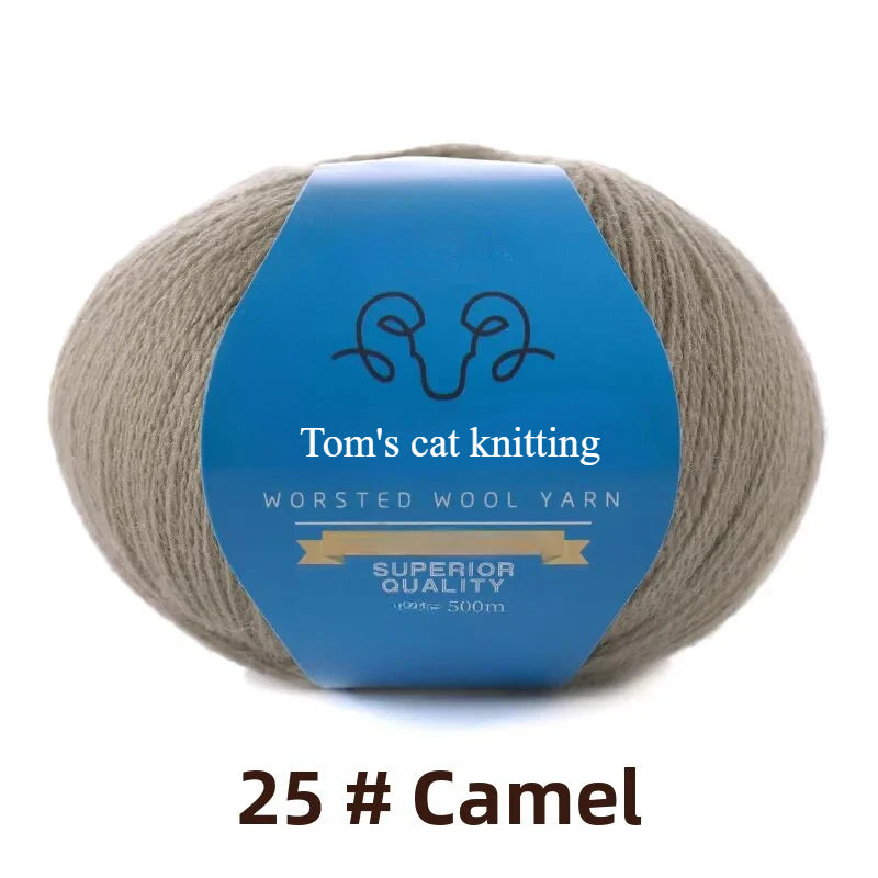 Ball thread 2 strands worsted fine wool lace thread hand-woven sweater scarf shawl thread fine wool thread