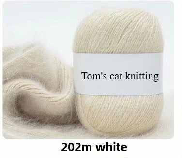 Orchid mink hand-woven thread, medium coarse Dai mink cashmere significant other wool