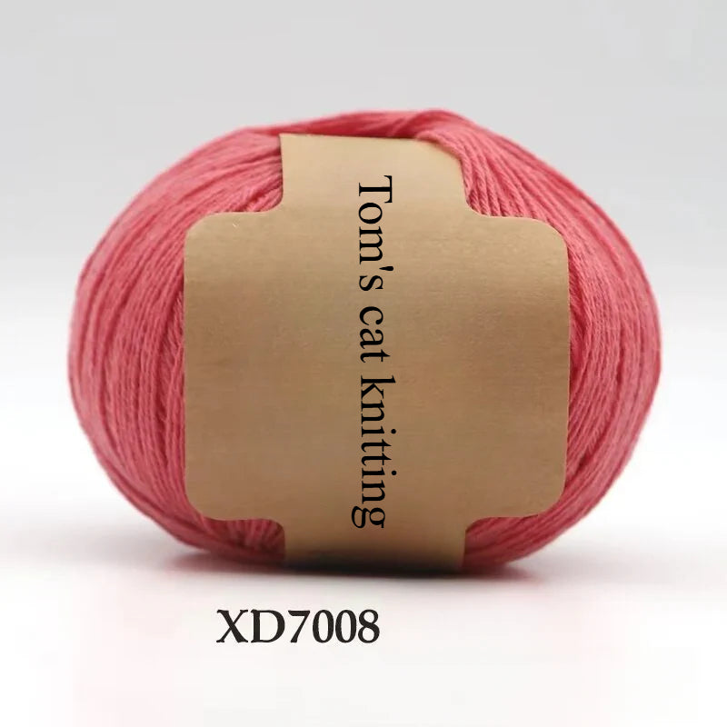 Hand-woven medium and fine pure wool thread anti-pilling and no hair loss soft sweater