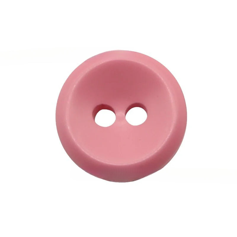 New versatile round two-eye color resin button luxury shirt mini button kindergarten sticky painting free punching