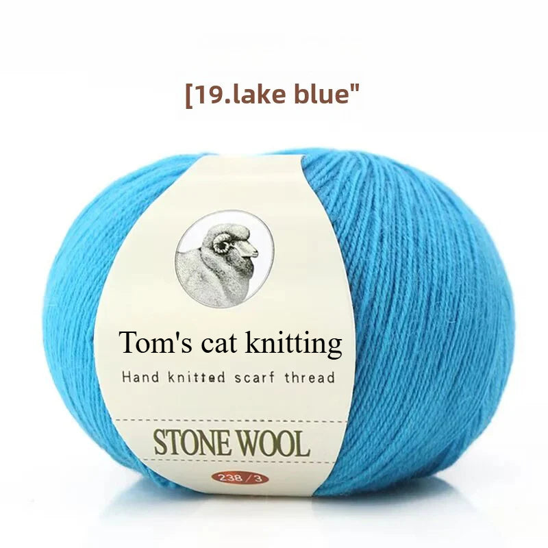 hand-woven lamb wool soft and delicate hand-woven baby sweater milk ball thread