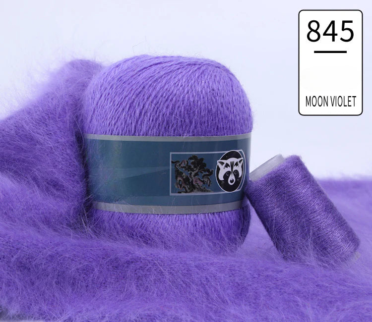 3 sets/bag, long-haired mink fleece yarn