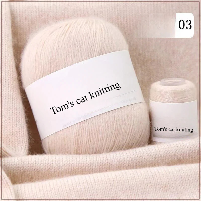 Cashmere thread hand-woven medium and thick wool ball DIY scarf hand-woven baby wool ball thread