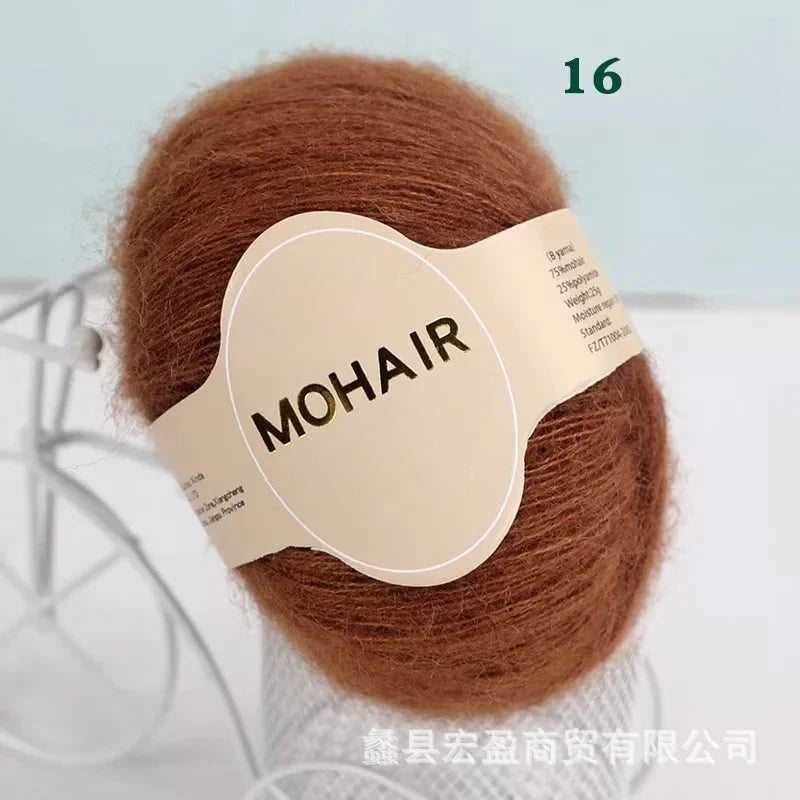 South Africa Super Young Angola Thin Thread 25g High Content Wool Thread Handmade DIY Baby Doll Thread