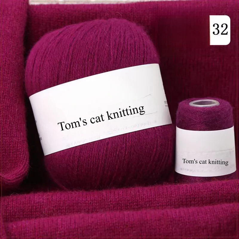 Cashmere thread hand-woven medium and thick wool ball DIY scarf hand-woven baby wool ball thread
