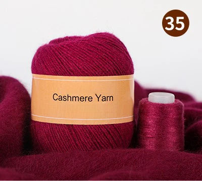 hand-woven thread 21s/3 medium and thick high-matching cashmere yarn, knitted wool ball