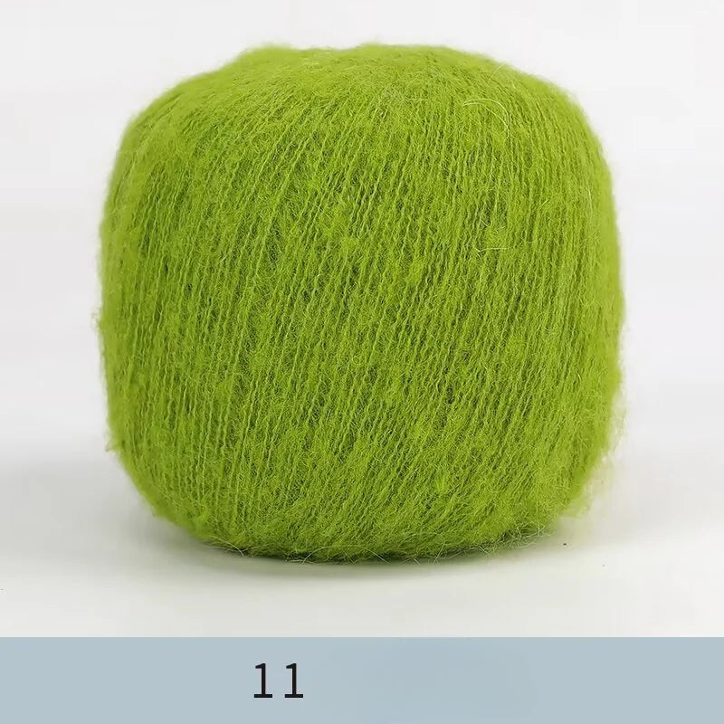 Whole wool lace wool thread fine wool cashmere hand-woven thread mohair soft fine wool thread