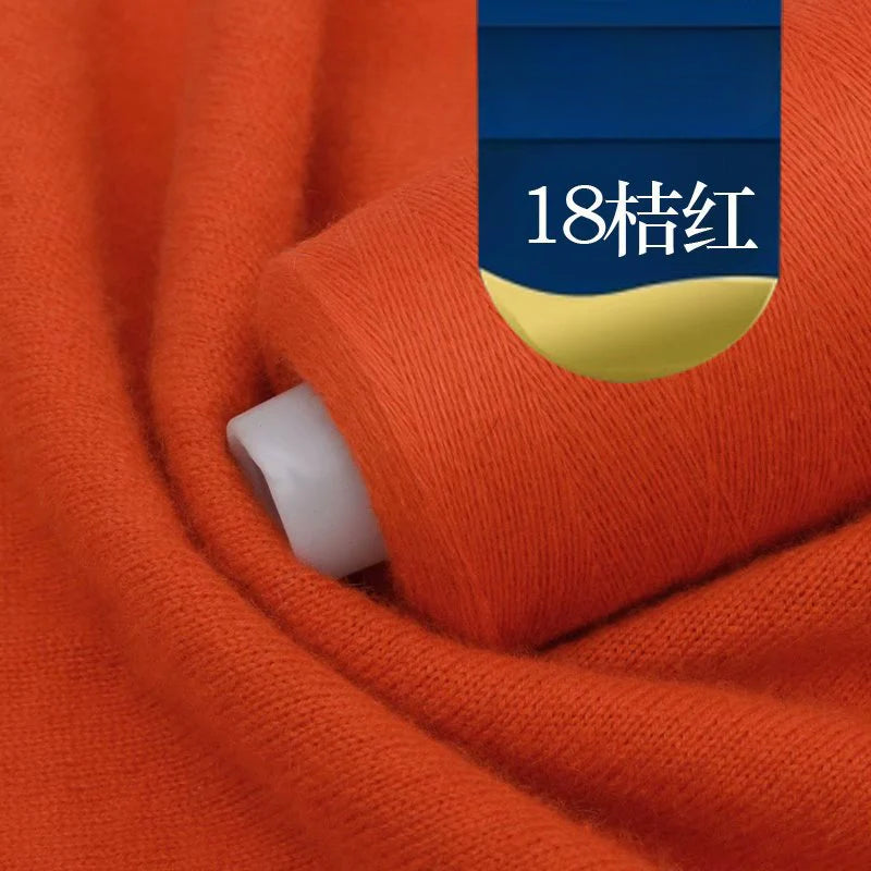 No standard woven cashmere thread 30% cashmere, beaded shiny silk hand-woven cashmere fine thread wool scarf DIY hand-woven