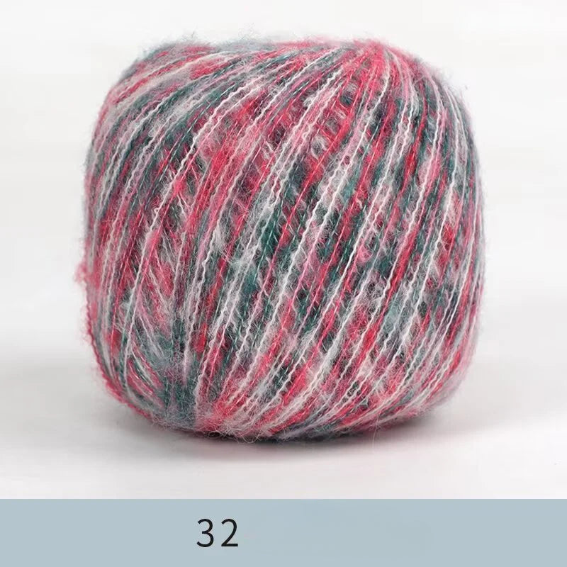 Whole wool lace wool thread fine wool cashmere hand-woven thread mohair soft fine wool thread