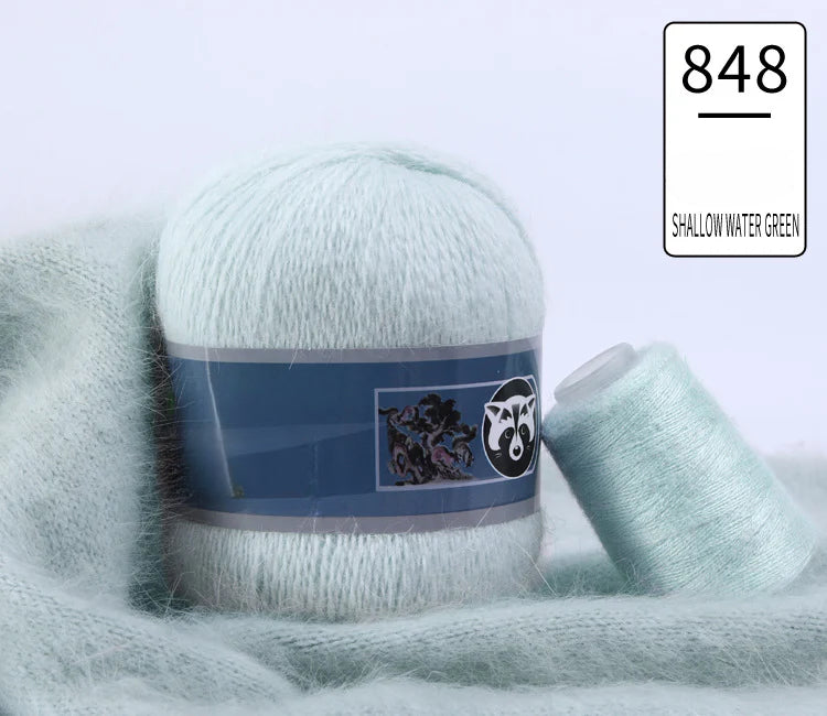 3 sets/bag, long-haired mink fleece yarn