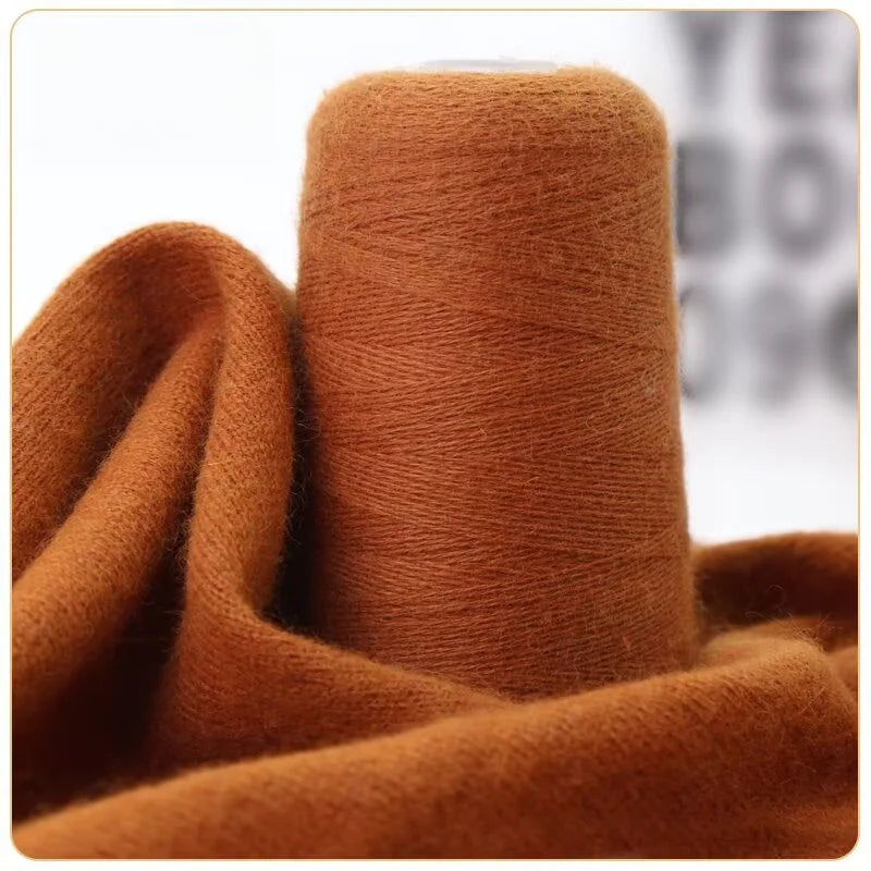 Two strands of cashmere thread, genuine cashmere thread 100 woven hand-woven scarf yarn, pure DIY wool