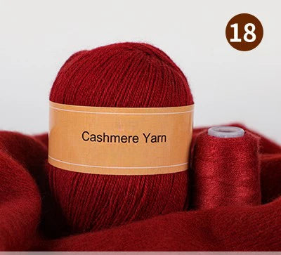 hand-woven thread 21s/3 medium and thick high-matching cashmere yarn, knitted wool ball