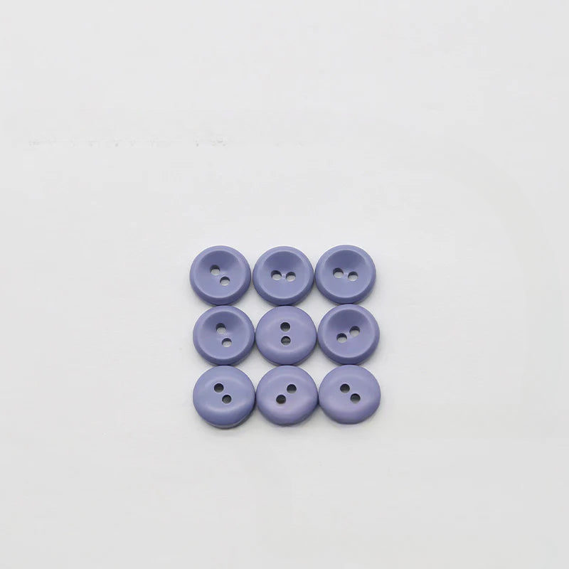 New versatile round two-eye color resin button luxury shirt mini button kindergarten sticky painting free punching