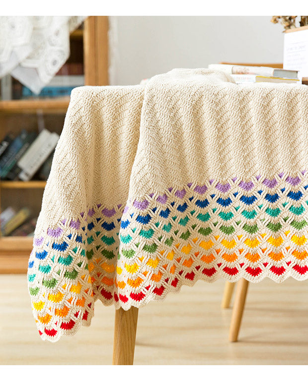 Knit handmade   Blanket      Cotton thread   Special gift knit blanket knit blanket kit knit blanket knit blanket pattern