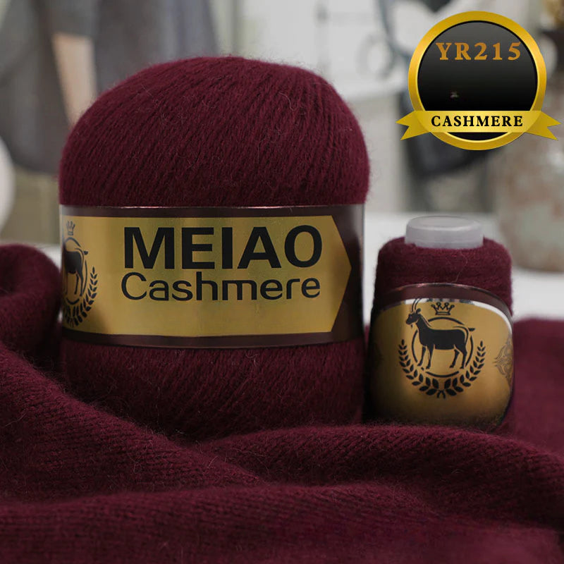 genuine high-end American and Australian platinum pure cashmere 6 + 6 boutique medium and rough hand-woven elastic sweater