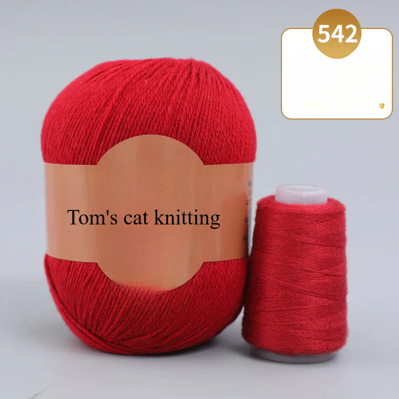 Soft gold, cashmere yarn,sales of medium and rough hand-woven yarn wool