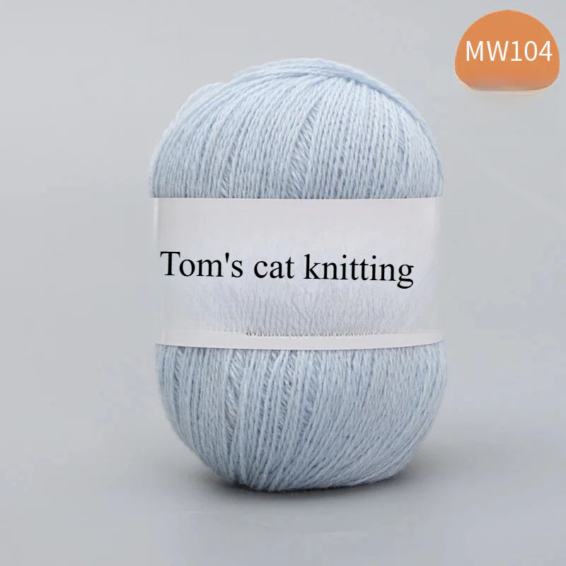 62 color 100% pure wool thread, Australian DIY14s/2 medium rough hand-knitted merino yarn