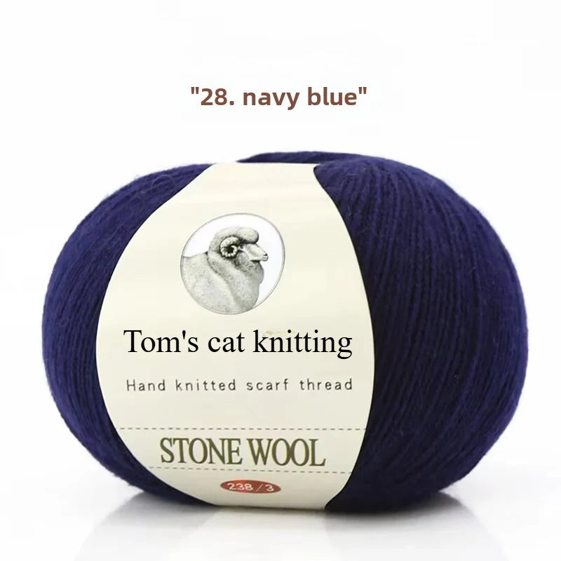 hand-woven lamb wool soft and delicate hand-woven baby sweater milk ball thread