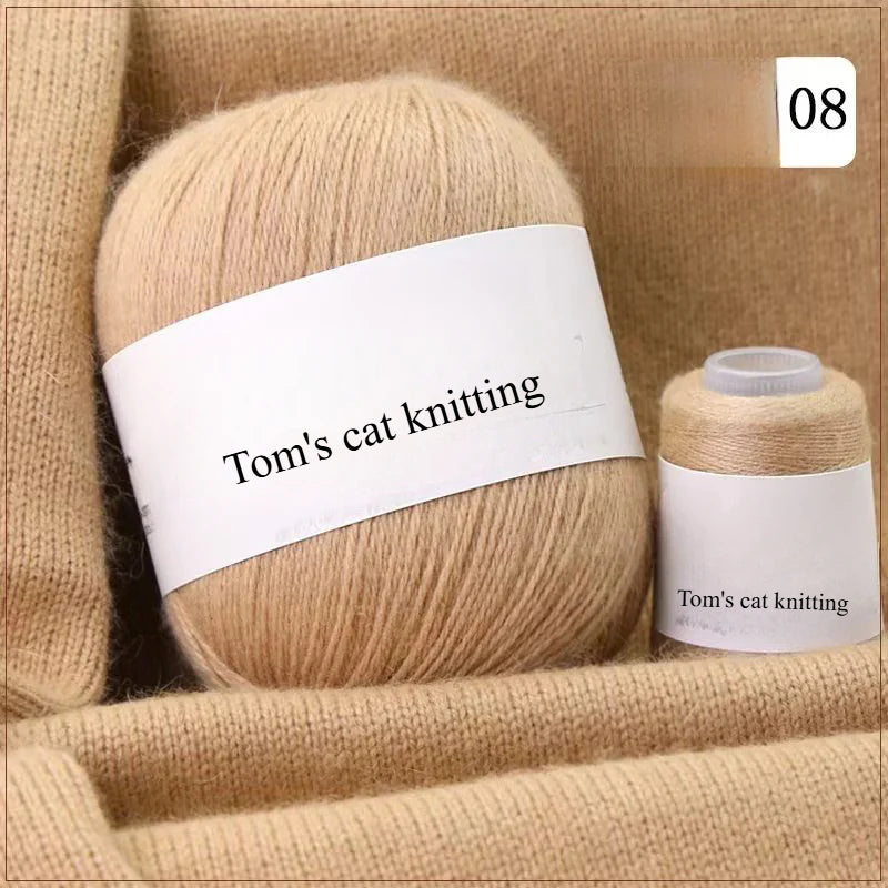 Cashmere thread hand-woven medium and thick wool ball DIY scarf hand-woven baby wool ball thread