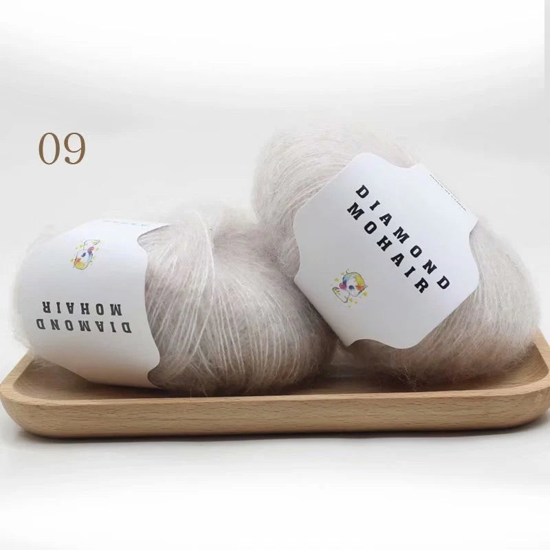 Angola 25g crochet thread pull wool yarn fancy thread hand knitted scarf jacket