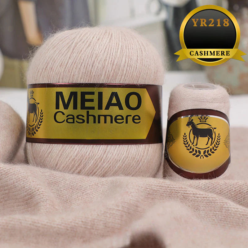 genuine high-end American and Australian platinum pure cashmere 6 + 6 boutique medium and rough hand-woven elastic sweater
