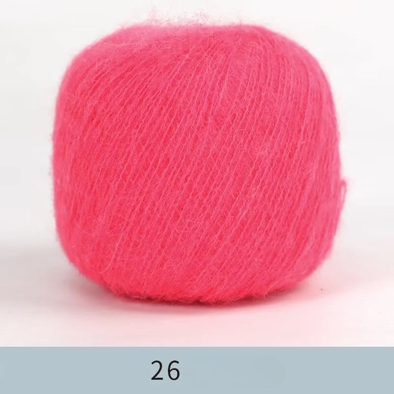 Whole wool lace wool thread fine wool cashmere hand-woven thread mohair soft fine wool thread