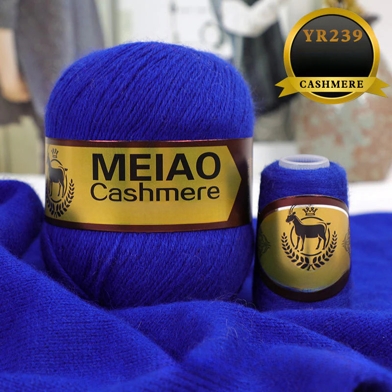 genuine high-end American and Australian platinum pure cashmere 6 + 6 boutique medium and rough hand-woven elastic sweater