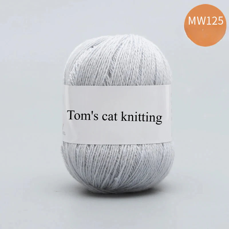 62 color 100% pure wool thread, Australian DIY14s/2 medium rough hand-knitted merino yarn